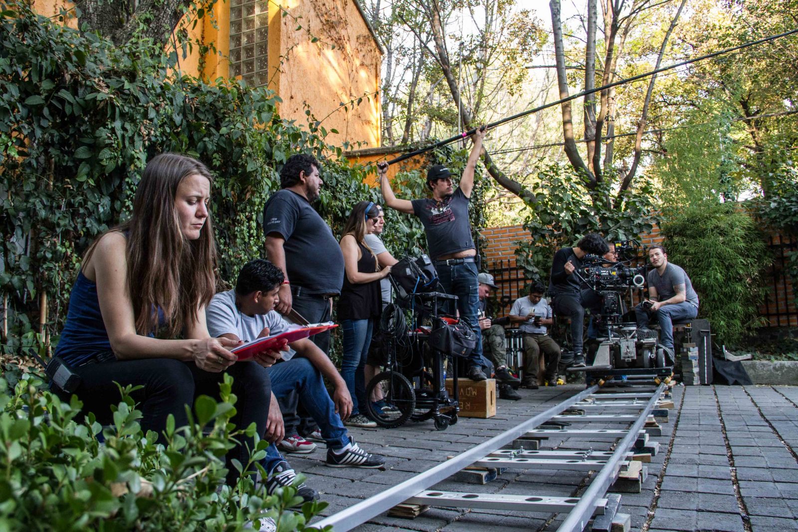 (filming in Trotsky's House location in Coyoacan, DF)